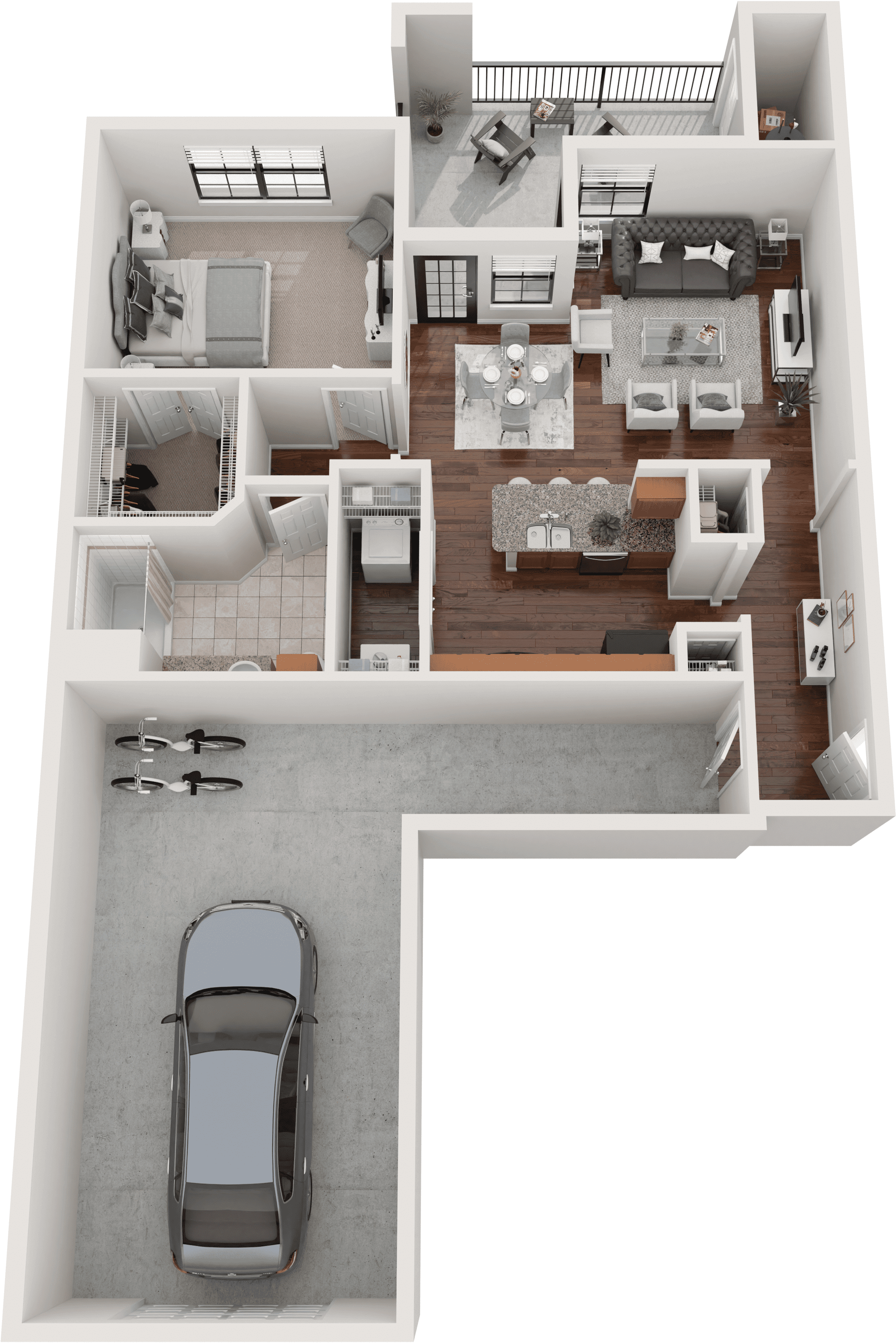 Falcon - Cottage floor plan